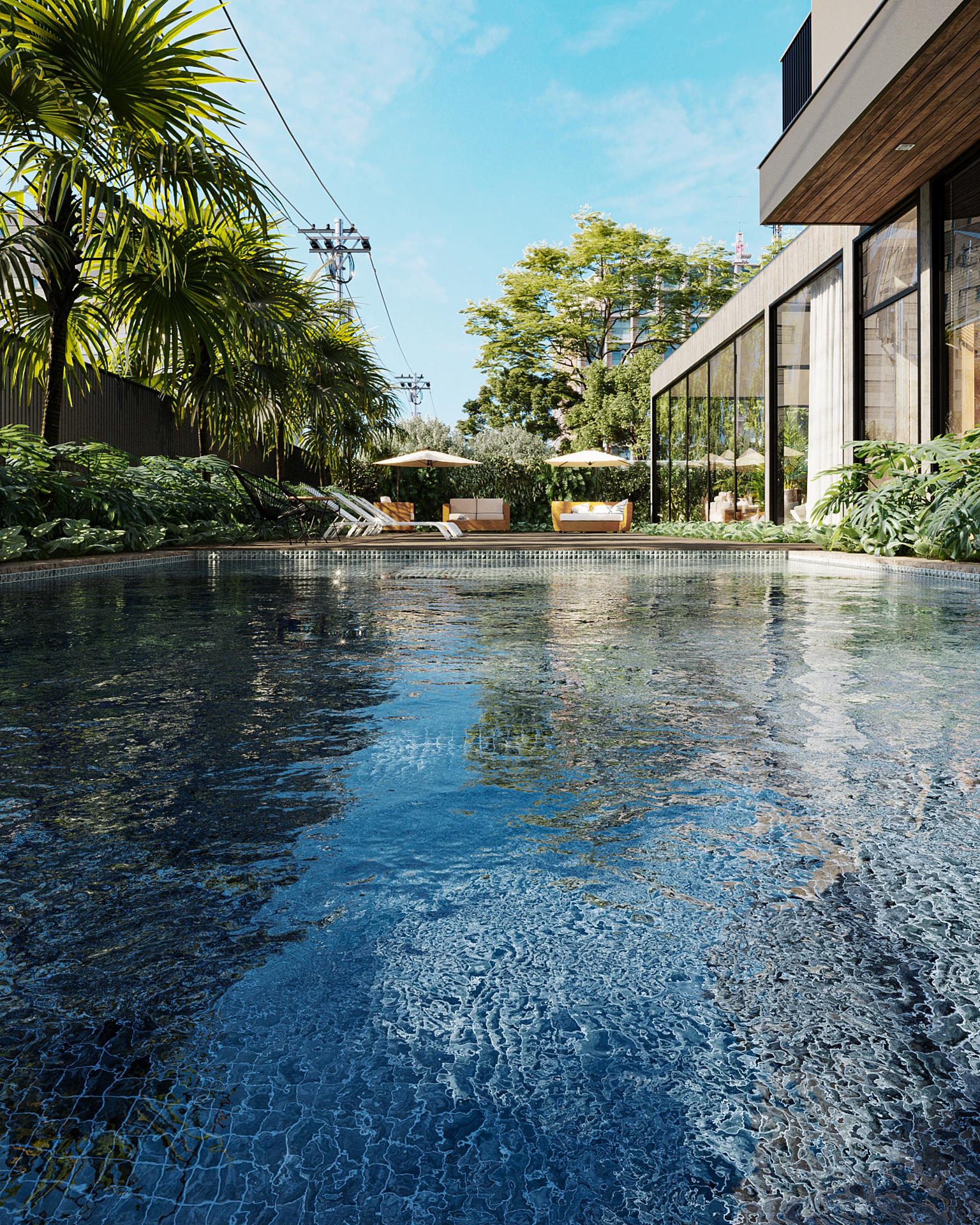 3D Visualization - Pool Area