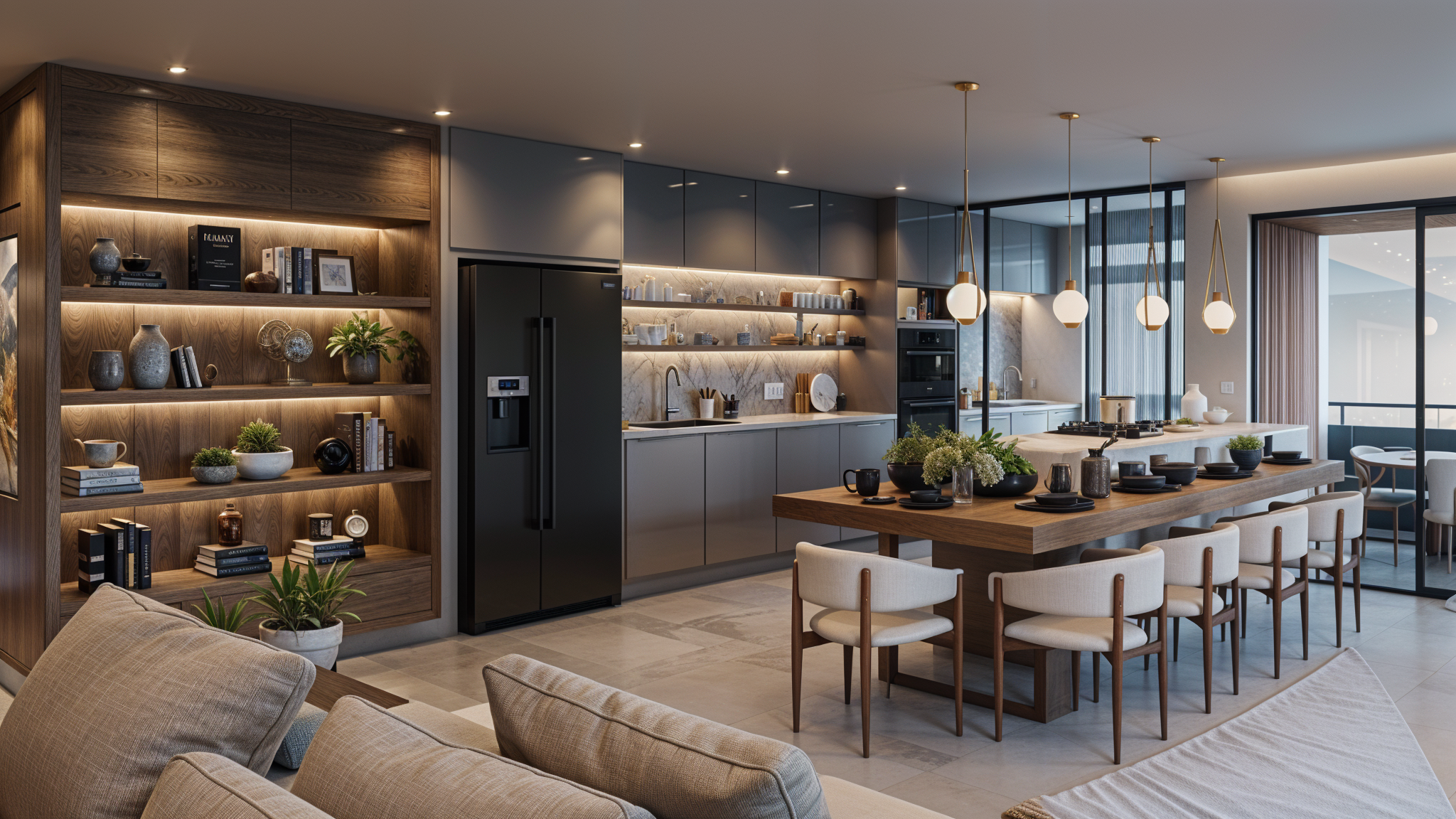 Contemporary Kitchen Design with Island